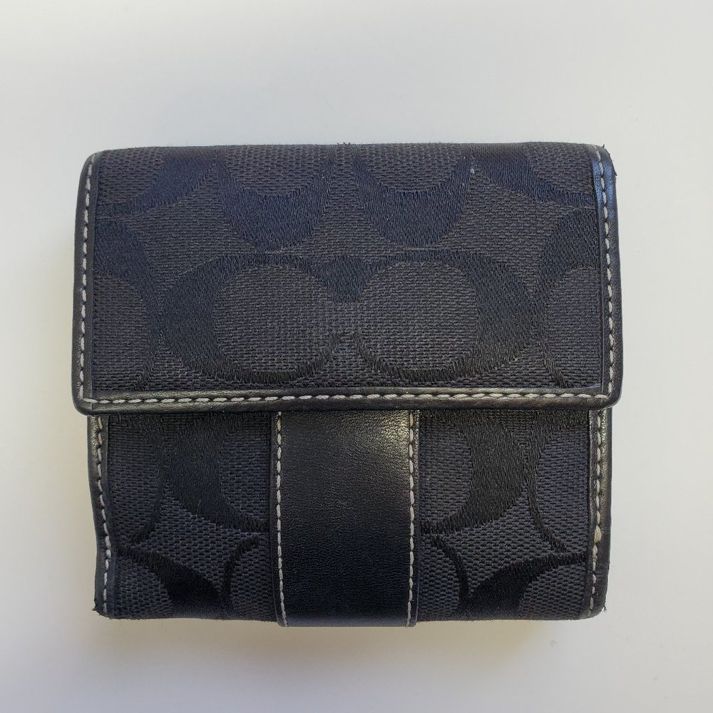 Coach Signature Wallet Black